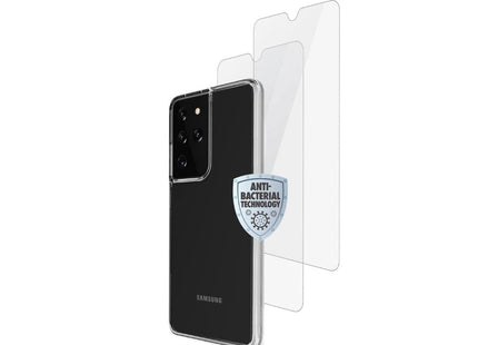 Samsung Galaxy S21 Ultra Skech 3 Piece Kit (2 Film Screen Protectors + Clear Case)