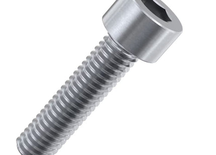M3x6 Aluminium Socket Cap Screws Silver (pack of 10)
