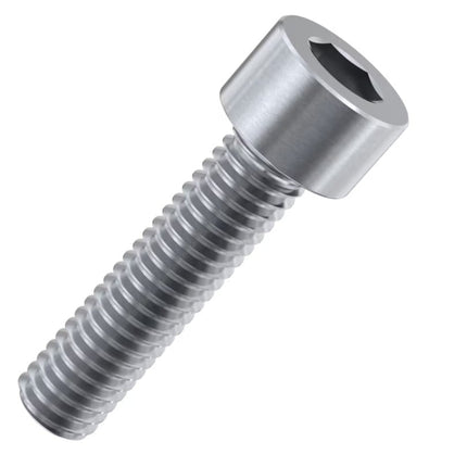 M3x6 Aluminium Socket Cap Screws Silver (pack of 10)