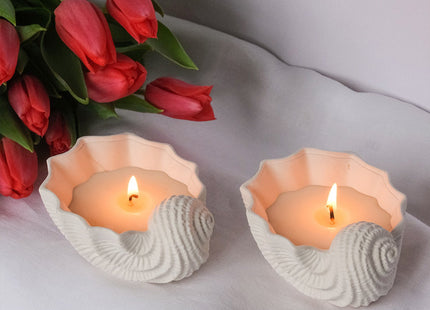 Seashell Shaped Candle - Scented