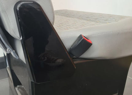 For VW T6 Twin Seat Hinge Covers – Piano Black Finish for Transporter Interior Styling Upgrade