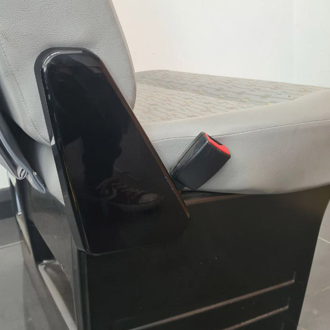 For VW T5, T5.1 Twin Seat Hinge Caps + Arm rest Styling Caps Piano Black Interior Styling