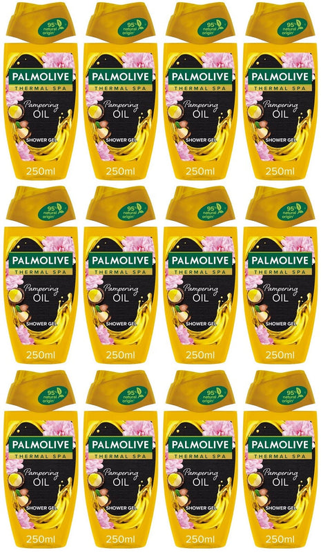 12 x Palmolive Thermal Spa Pampering Oil Shower Gel 250ml