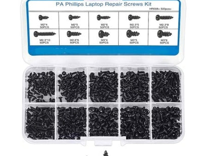 DroneBuildr Philips Self Tapping Screw Set 500pc (M2, M2.3, M2.6, M3)