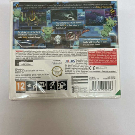 Shin Megami Tensei Devil Summoner Soul Hackers PAL Nintendo Atlus SMT 3DS
