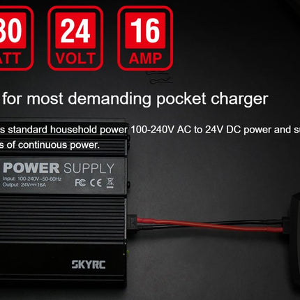 SkyRC eFUEL 380W 16A AC/DC Switching Power Supply