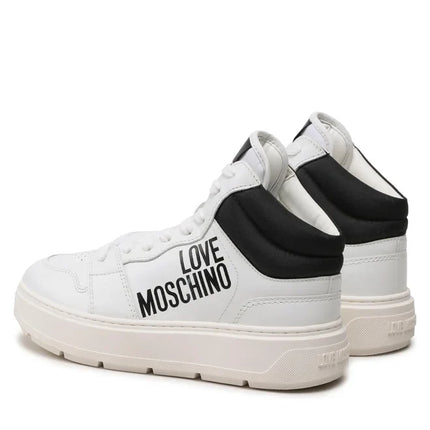 LOVE MOSCHINO Womens Sneakers Size UK 3 EU 36 Trainers Leather