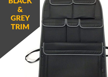 For VW California Ocean Leatherette Captain Seat Back Organiser Campervan Storage - Van-X