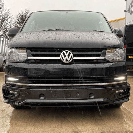 For VW T6 Transporter Front Sportline Spoiler and Splitter –  Painted & Ready to Fit | Front End Upgrade
