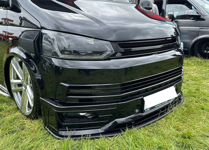 For VW T6 Transporter Front Sportline Spoiler & Splitter Painted Ready to Fit – Front End Styling Upgrade | Van-X