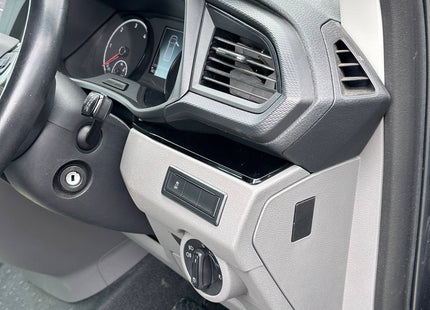 For VW T6.1 4-Piece Lower Dashboard & Door Trim Set | Gloss Black Interior Upgrade | Van-X