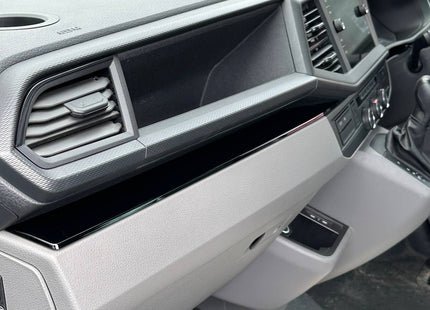 For VW T6.1 4-Piece Lower Dashboard & Door Trim Set | Gloss Black Interior Upgrade | Van-X