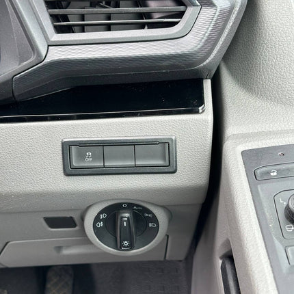 For VW T6.1 Transporter Dashboard Upgrade Van-X – Premium 4-Piece Gloss Black Lower Dash Trim & Door Card Set