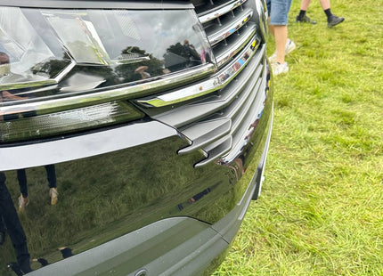 For VW T6.1 Front Grille Side Fins – Textured Black Finish (Set of 4) | Van-X