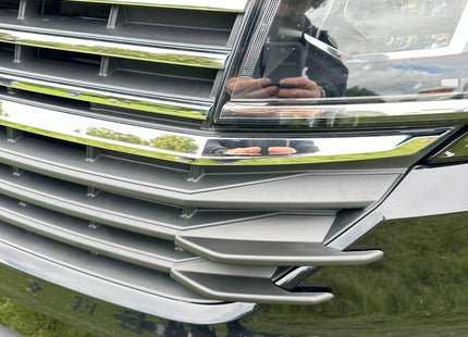For VW T6.1 Front Grille Side Fins – Textured Black Finish (Set of 4) | Van-X