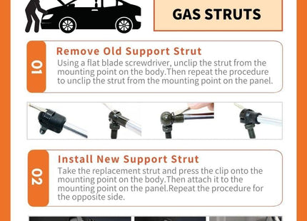 Rear Liftgate Gas Struts 2PCS For Chrysler Sebring Cirrus 2001-2006