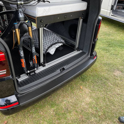 For VW T6 V3 Tailgate Threshold Cover + Side Step