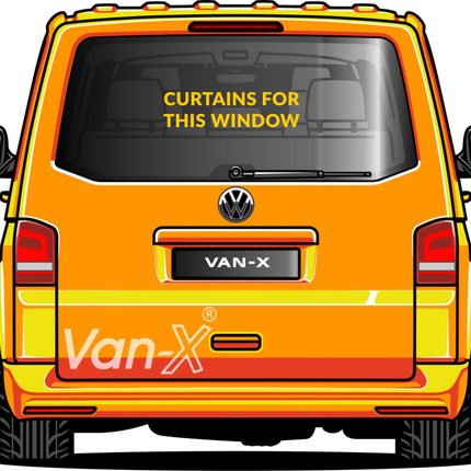 For Vauxhall Vivaro Window Curtains Eco-Line - Black