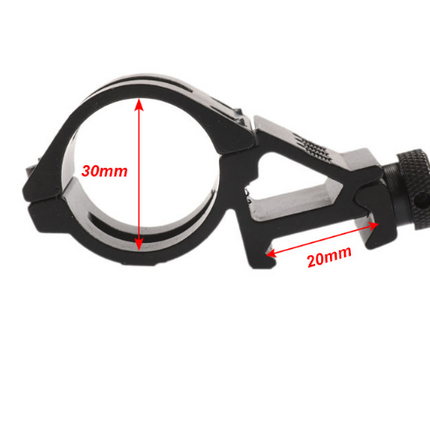 Tak Tak 30mm Ring Offset Side 45° Picatinny Rail Mount