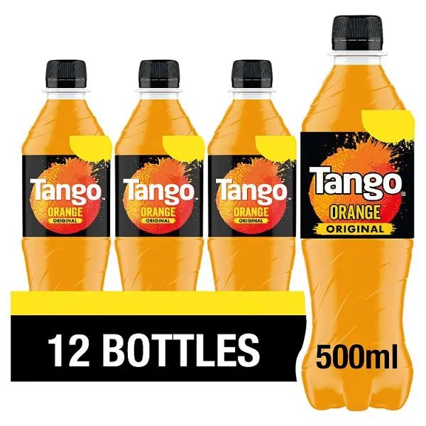 Tango Orange Original Bottles PMP 12 x 500ml (Case of 12)