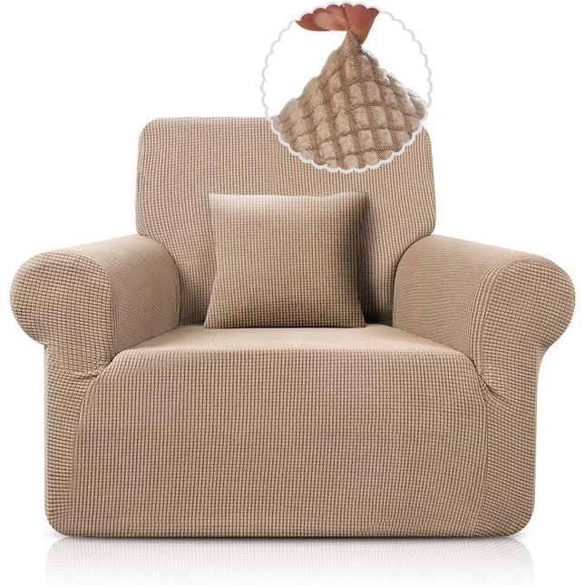 Sofa Cover 1 Seater Stretch Slipcover 80-120cm Elastic Protector TAOCOCO