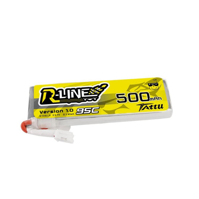 Tattu R-Line 500mAh 3.7V 1S1P 95C Lipo Battery