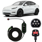 Type 2 to 3 Pin Charging Cable / 10M / 6amp – 12amp Adjustable (2.3kW)