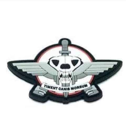 Timent Canis Morsum 'Fear the bite' morale patch (White)