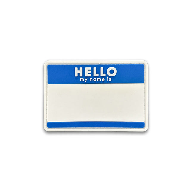 TPB Hello My Name Is (Blue) Patch