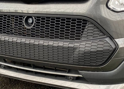 For Ford Transit Custom MK1 Honeycomb Front Grille Matte Black (2012–2018) | Van-X