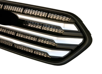 For Ford Transit Custom Front Grille 2018-2023 | Matte Black Pre-Painted Styling Upgrade | Van-X