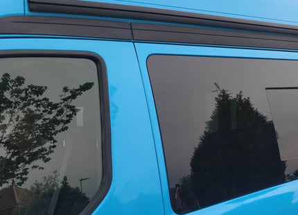For Ford Transit Custom High-Roof Campervan Black Awning Rails – Drive-Away & Reimo Compatible | Van-X