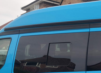 For Ford Transit Custom High-Roof Campervan Black Awning Rails – Drive-Away & Reimo Compatible | Van-X