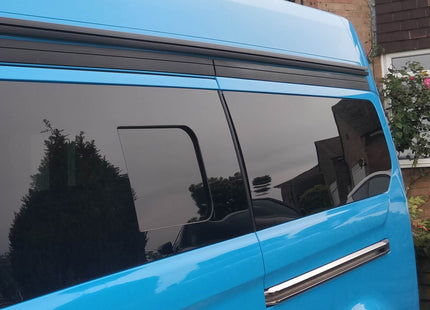 For Ford Transit Custom High-Roof Campervan Black Awning Rails – Drive-Away & Reimo Compatible | Van-X