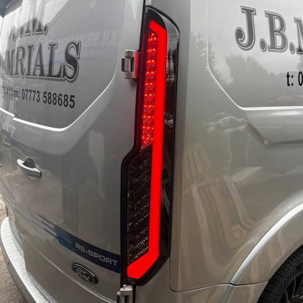 For Transit Custom MK1 LED Rear Lights Tail Lights – Sequential Indicators with Smoked Lenses