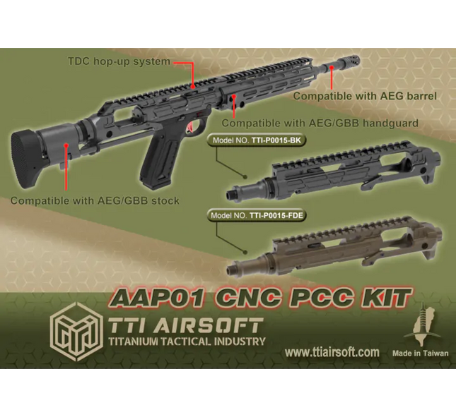 TTI AAP-01 PCC Kit Black (CNC)