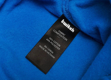 Twitch Unisex Jogger Sweatpants – Blue, 56% Cotton, 44% Polyester, Lightweight