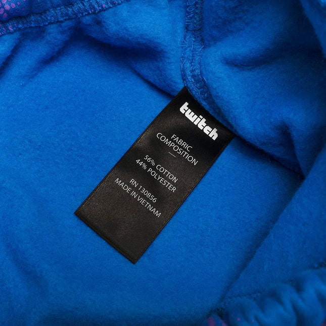 Twitch Unisex Jogger Sweatpants – Blue, 56% Cotton, 44% Polyester, Lightweight
