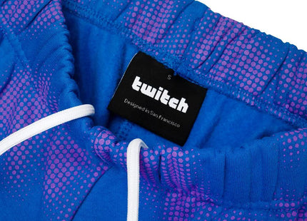 Twitch Unisex Jogger Sweatpants – Blue, 56% Cotton, 44% Polyester, Lightweight