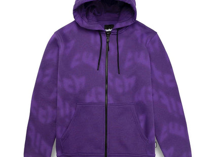 Twitch Zip Up Hoodie Purple, Full-Zip Hooded Sweatshirt, Top Hoodie - XL