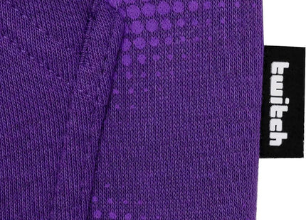 Twitch Zip Up Hoodie Purple, Full-Zip Hooded Sweatshirt, Top Hoodie - XL
