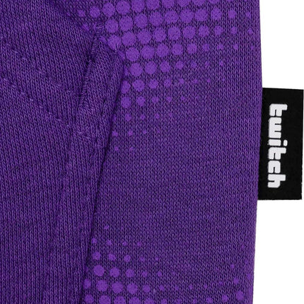 Twitch Zip Up Hoodie Purple, Full-Zip Hooded Sweatshirt, Top Hoodie - XL