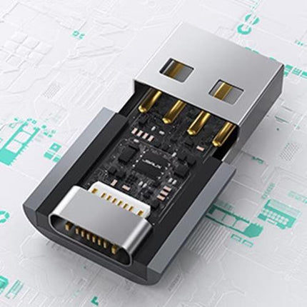 USB C to USB A Male Adapter Power Converter Compatible with Many Devices 4-Pack