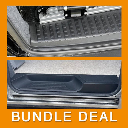 For VW T6.1 V3 Barndoor Threshold Cover + Side Step