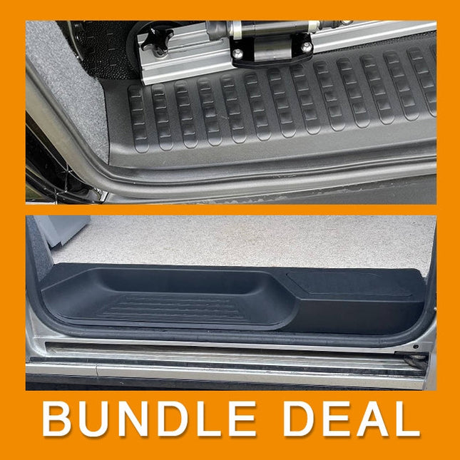 For VW T6 V3 Barndoor Threshold Cover + Side Step