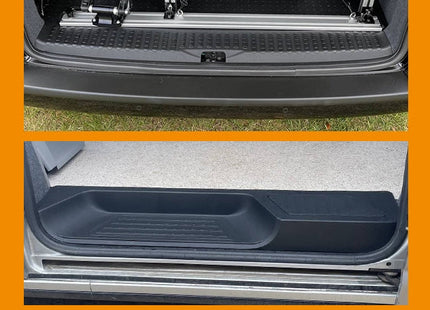 For VW T5, T5.1 V3 Tailgate Threshold Cover + Side Step