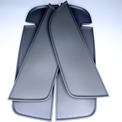 For VW T5/T5.1 Dark Grey Door Pocket Inserts – Both Captain Seats | Van-X