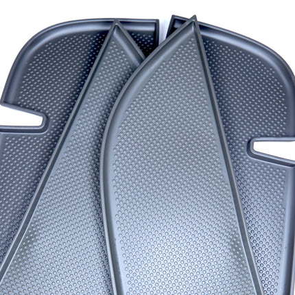 For VW T5/T5.1 Dark Grey Door Pocket Inserts – Both Captain Seats | Van-X