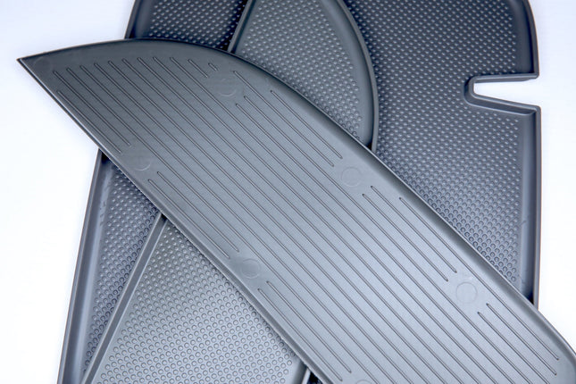 For VW T5/T5.1 Dark Grey Door Pocket Inserts – Both Captain Seats | Van-X