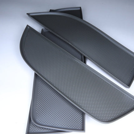 For VW T5/T5.1 Dark Grey Door Pocket Inserts – Both Captain Seats | Van-X